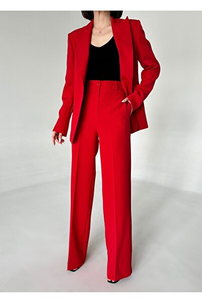 Vuntal BUTİK Blazer Takım Elbise Tek Düğme Ceket Pantolon