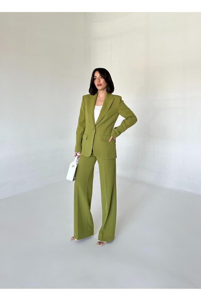 Vuntal BUTİK Blazer Takım Elbise Tek Düğme Ceket Pantolon