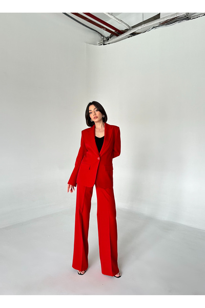 Vuntal BUTİK Blazer Suit Single Button Jacket Pants
