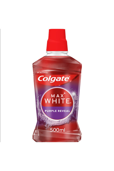 Colgate Apă de gură albitoare Max White Purple Reveal 500 ml
