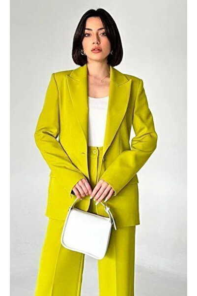 Vuntal BUTİK Блейзер Костюм на одному ґудзику Піджак Штани