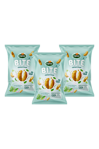 Cipsaş رقائق الحمص النباتية الخالية من الغلوتين، 65 جرام × 3 قطع