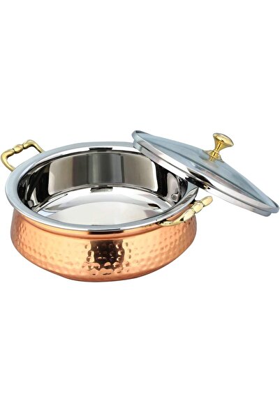 Bin Shihoun Ben Shihon, 2 High Quality Hammered Copper Serving Bowls, 8 Inch