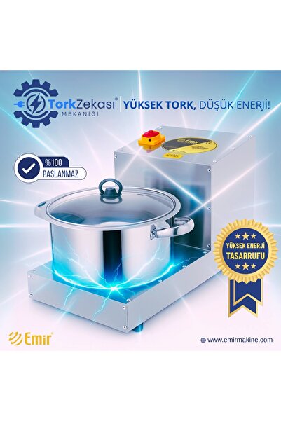 Emir Endüstriyel Mutfak Emir Çiğ Köfte Yapma Makinası Çiğ Köfte Yoğurma Makinası 7 Litre