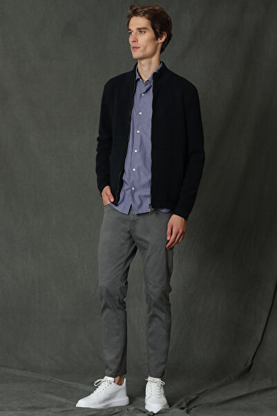 Lufian Παντελόνι Helt Five Pocket Slim Fit Πράσινο