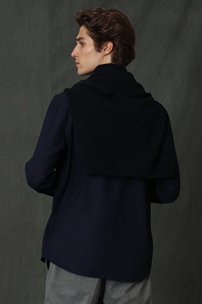 Lufian Ανδρικό πουκάμισο Viana Basic Comfort Slim Fit Navy Blue