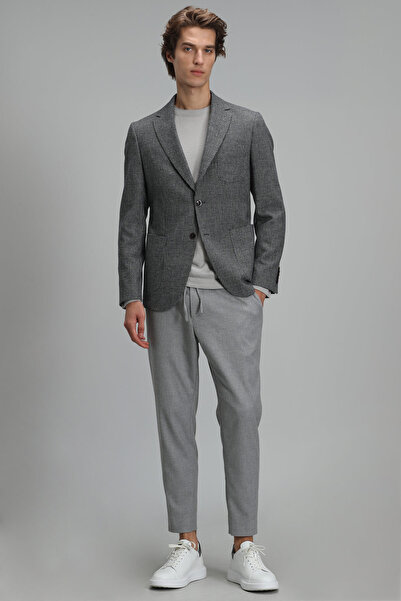 Lufian Alex Spor Erkek Blazer Ceket Slim Fit Antrasit
