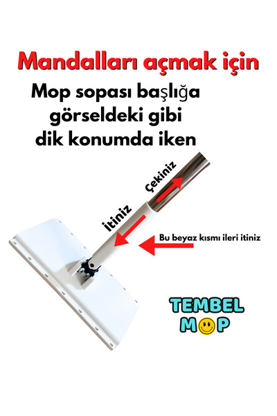 Doori Tembel Mop Tüm Bezleri Kendi Alabilen Otomatik Mop Yüzey Temizlik Havlusu Kullan At Bezler Için