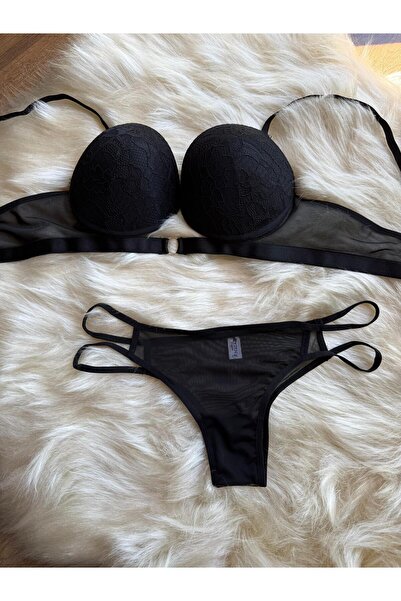 Elora Set sutien căptușit cu detaliu inel