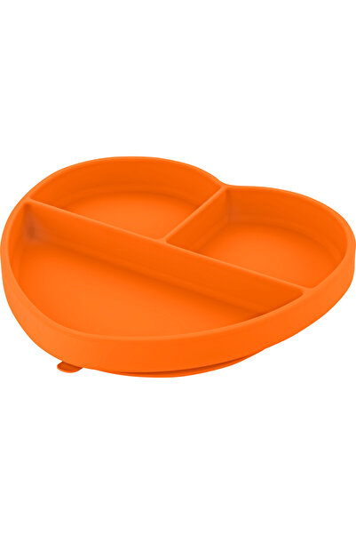 Moki Vakumlu Silikon Mama Tabağı Sunset Turuncu