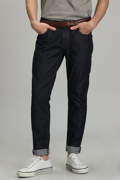 Lufian Pantaloni Carol Smart Jean pentru bărbați slim fit Albastru închis