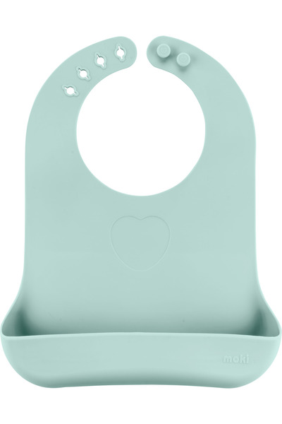 Moki Silikon Mama Önlüğü Spring Yeşil