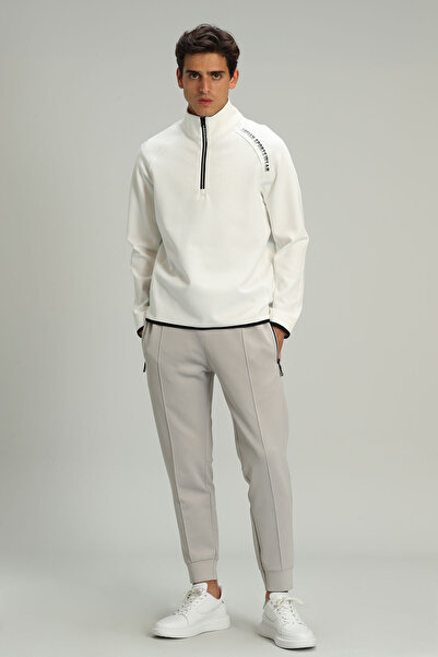 Lufian Ανδρικό γκρι αθλητικό παντελόνι