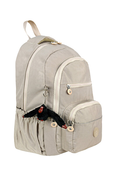 Çanta Trend Luxury Crinkle υφασμάτινο σακίδιο πλάτης γυμνασίου και γυμνασίου, Crinkle σχολική τσάντα, δώρο μπρελόκ μαϊμού