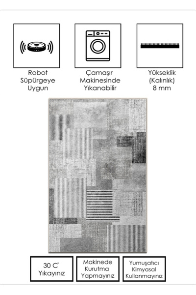 MUA HOME DECOR Digital Printed Washable, Floor Mat, Living Room, Kitchen, Hallway, Office