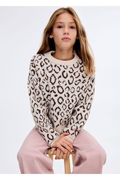 MANGO Kids Yıpranmış paçalı wideleg jean