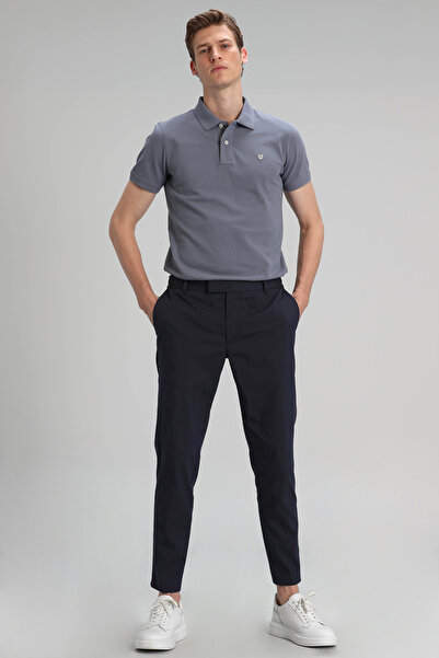 Lufian Ανδρικό μπλουζάκι Laon Sports Polo σε σκούρο γκρι