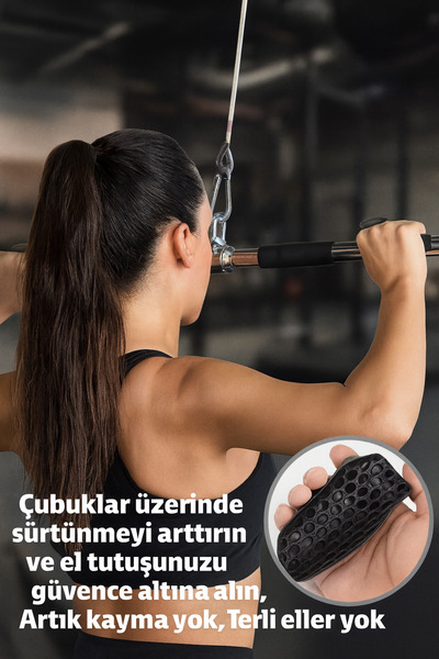 BEYZANA Ağırlık Body Fıtness Pedi Avuç İçi Ağırlık Pedi Bar Kavrama Aparatı Terletmez Kaymaz