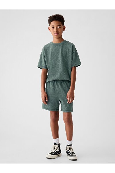 GAP Erkek Çocuk Yeşil Bağcıklı Şort