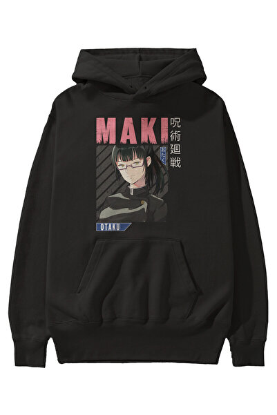 Ankhises Maki Zenin CHAINSAWMAN 1 Аніме з попереднім друком Чорна худі Oversi...