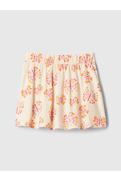 GAP Kız Çocuk Çok Renkli Desenli Şort Etek
