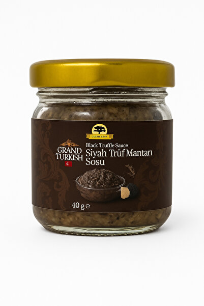 gurme trüf Siyah Trüf Mantarı Sosu 40 gr - Özel Gurme Lezzet - Grand Turkish