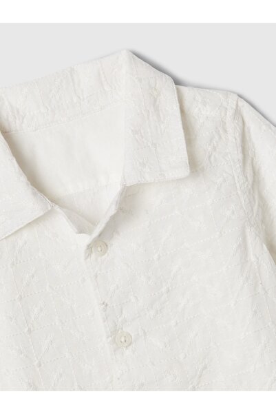 GAP Erkek BebekFisto İşlemeli Gömlek