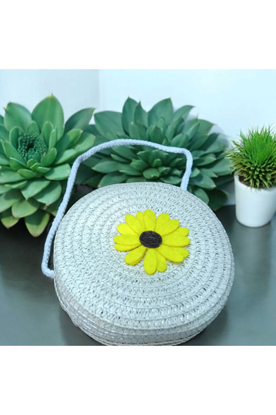 ÖZKARDEŞLER BABY Özkardeşler Baby Girl Daisy Straw Girl's Bag