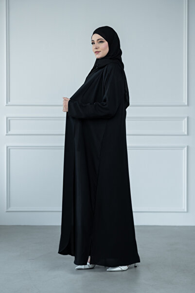 LAVİNİA Lavinia women's abaya, 4 pieces, super soft dew fabric