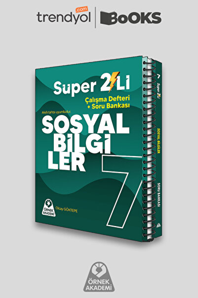Örnek Akademi Yayınları Örnek Akademi 7. Sınıf Sosyal Bilgiler Süper 2'li *Gü...