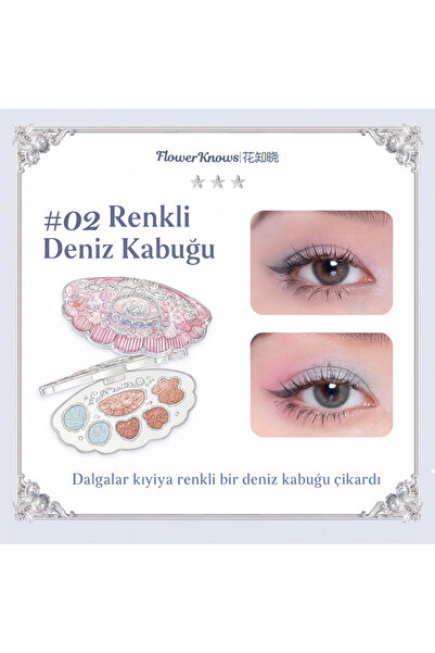 Flower Knows Shell's Jewel 6-Color Makeup Palette