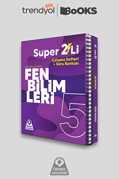 Örnek Akademi Yayınları Örnek Akademi 5. Sınıf Fen Bilimleri Süper 2'li *Günc...