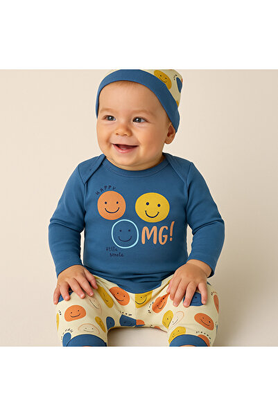 minella kids Mi̇nella Ki̇ds Baby Boy Suit 100% Cotton