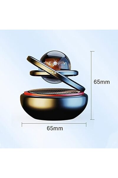 Genrics 1 PCS Solar Power Car Air Freshener 360° Rotating Car Perfume Solar Energy Fragrance Car Diffuser