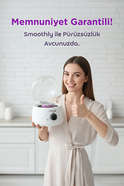 Smoothly 8 Parça Gold Boncuk ( Penta ) Ağda Soyulabilen Yüz Ağdası Karınca Yumurta Yağı Spatula