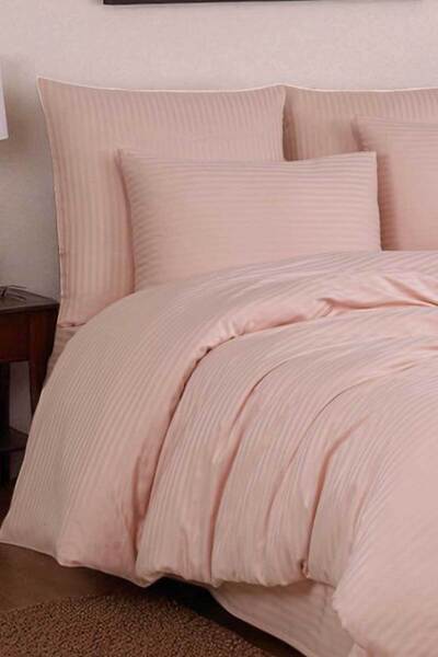 Cottonest КОМПЛЕКТ САТЕНЕН ПЛИКОВЕ ЗА ЗАВИВКА, ДВОЙНА, 200 X 220, ПАМУК