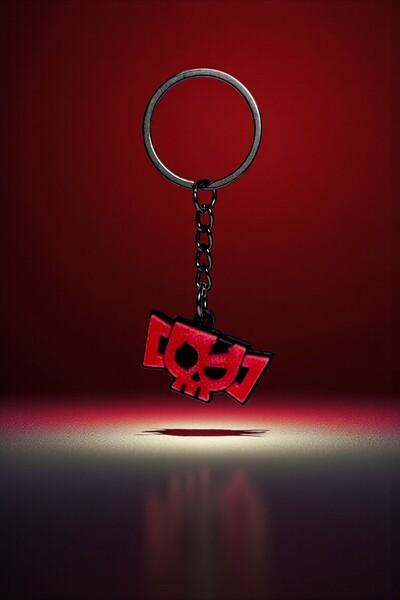 Saes Labs Brawl Stars Red Trophy Keychain