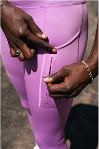 Nike Go Firm-Support Mid-Rise 7/8 Running Kadın Tayt DQ5792-532 yakamoz spor