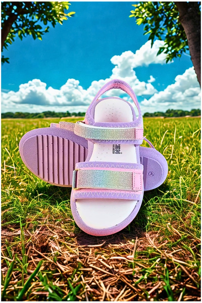 Moda Lime Unisex Children's Sandals Closed-Front Sandals Colorful Girls' Sandals Orthopedic Sandals New Season Sandals