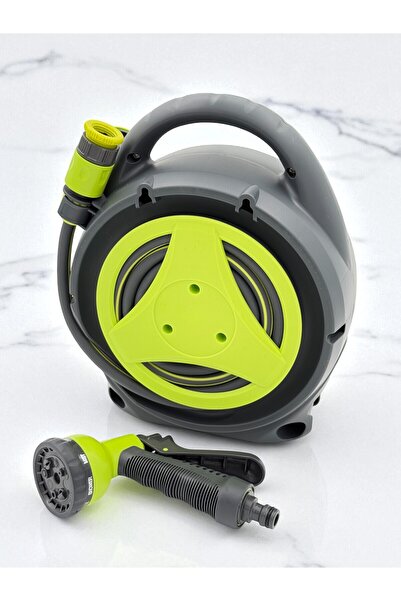 B&D B&D Portable Garden Hose Reel, 12 Metres GREEN