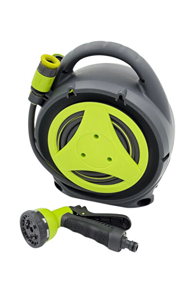 B&D B&D Portable Garden Hose Reel, 12 Metres GREEN