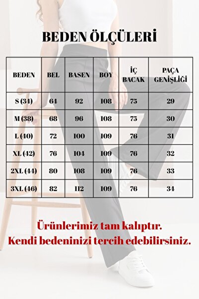 CNRCollection Kadın Siyah Yüksek Bel Toparlayıcı Önü Nervürlü Geniş Kalıp Bol Paça Modal Kumaş Tayt Pantolon