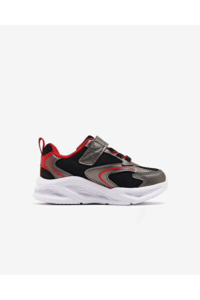 SKECHERS METEOR-LIGHTS Küçük Erkek Çocuk Gri Işıklı Spor Ayakkabı 401497N GURD