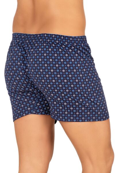 ÖZKAN underwear Özkan 11112 5 Pack Ανδρική βαμβακερή πετσέτα μέσης ελαστική με μαλακά κουμπιά χτενισμένα βαμβακερά σορτς μπόξερ