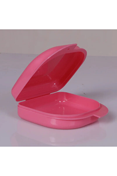 Choice علبة طقم أسنان وردية اللون، علبة تثبيت تقويم الأسنان، علبة بلاستيكية، ...