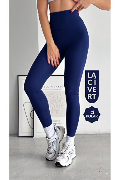 Balenbi Жіночі легінси із завищеною талією - в рубчик та відновлення, зимова модель 1050