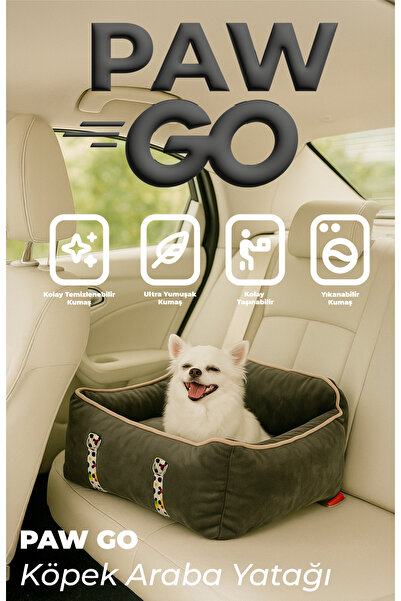 Jungolica Pet Products PawGo, Premium Taşınabilir Kedi ve Köpek Araba Koltuğu...