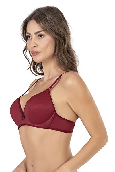 ÖZKAN underwear April 002 Women's Empty Cup Non-Supported Non-Padded Underwire Wire Eared Basic Daily Bra