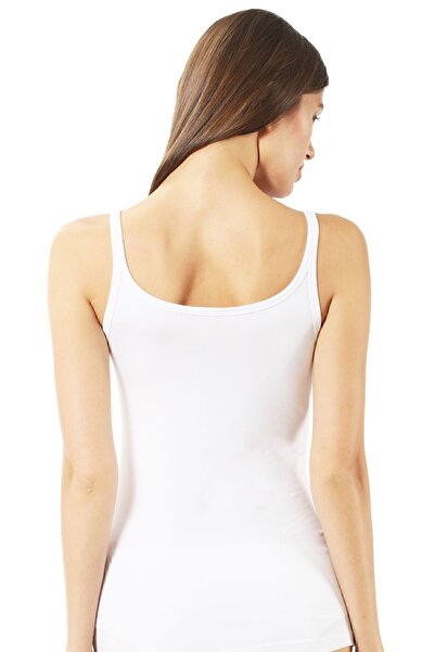 ÖZKAN underwear Özkan 22164 Γυναικείο εσώρουχο με λεπτό λουράκι και κουμπιά από βαμβακερό μοντάλ