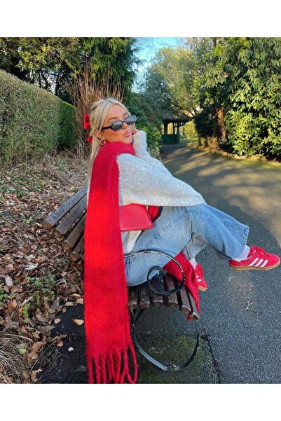 Goldmine Unisex Puffy Lightweight Atkı Kırmızı